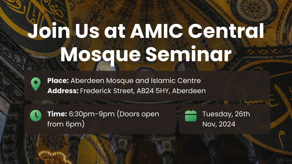 Join Our Team at AMIC Central Mosque Seminar