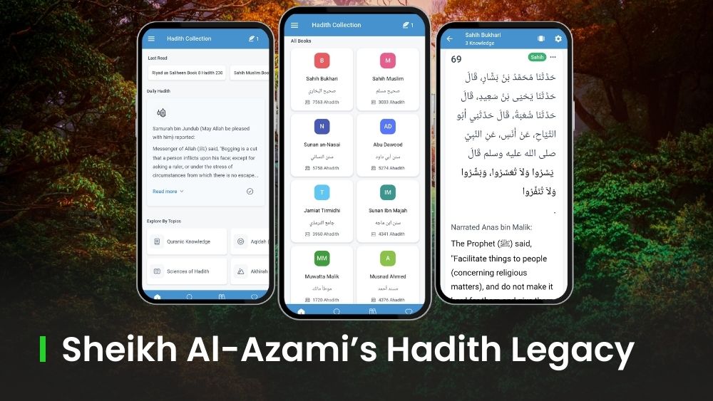Sheikh Mustafa Al-Azami’s (رَحِمَهُ ٱللَّٰهُ) Vision: Making Hadith Accessible Everywhere