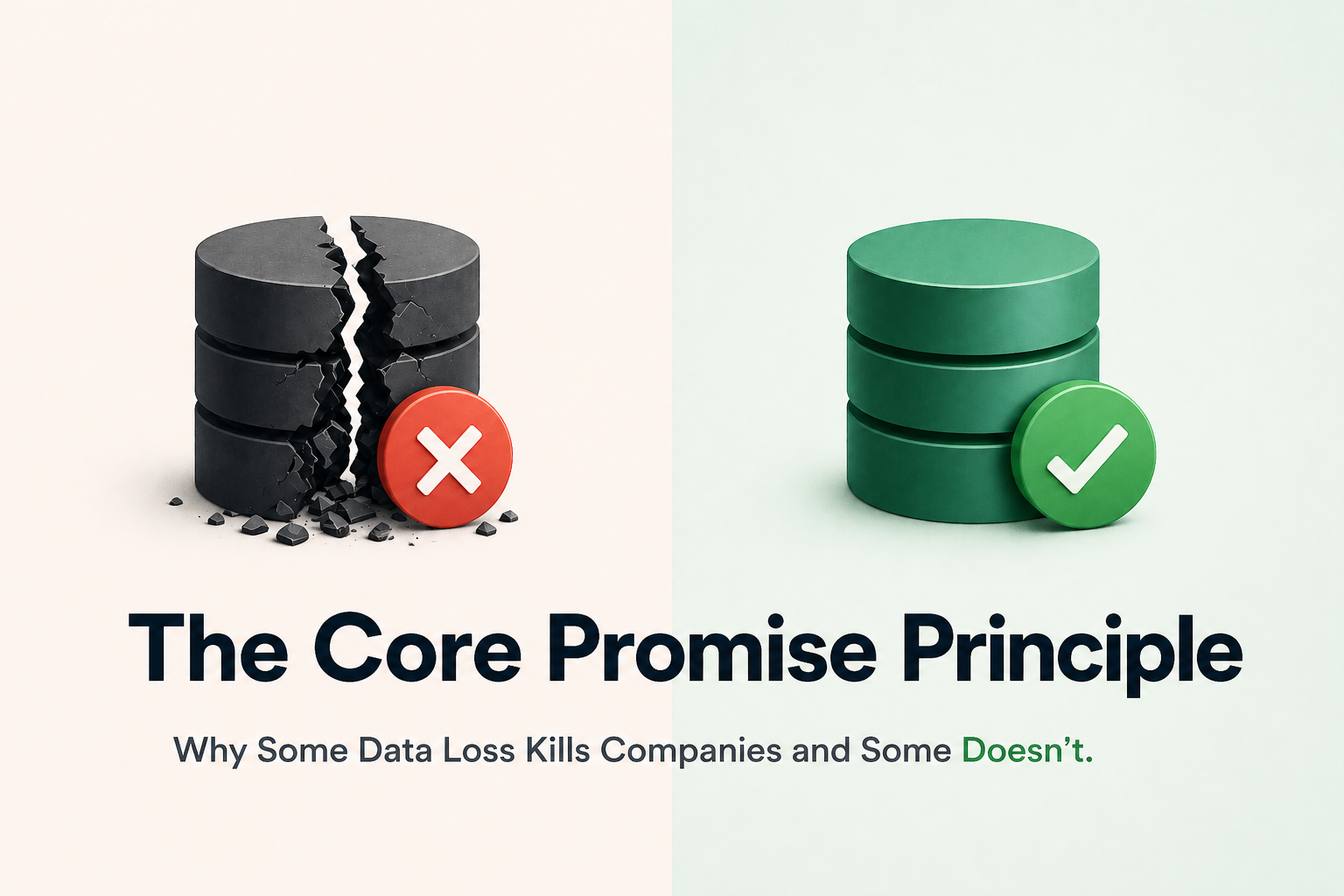 The Core Promise Principle: Why Some Data Loss Kills Companies